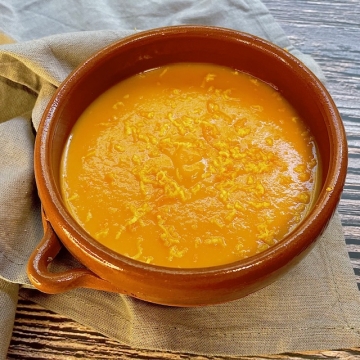 Crema fresqueta  vitaminada de pastanaga  taronja | Entrants