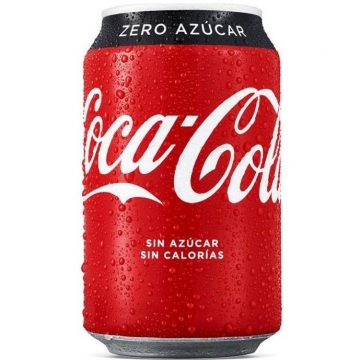 Coca-Cola 'zero' lata 33 cl | Complementos  Bebidas