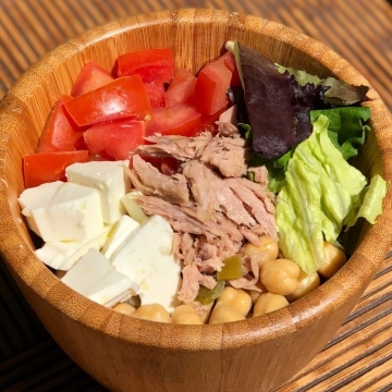 Healthy bowl de cigrons amb tonyina  pebrots saltats | Healthy Bowls